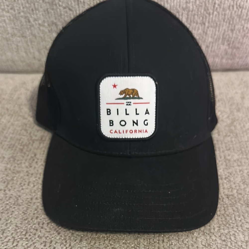 Billabong Black Trucker Hat